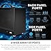 Empowered PC LAN Gaming Desktop (8.1L Small & Light, RTX 5070 12GB, AMD Ryzen 7 8700F, 32GB DDR5 RAM, 2TB Gen4 NVMe SSD, Internal WiFi + Bluetooth, Windows 11 Pro) Best Mini ITX SFF Computer (Black)