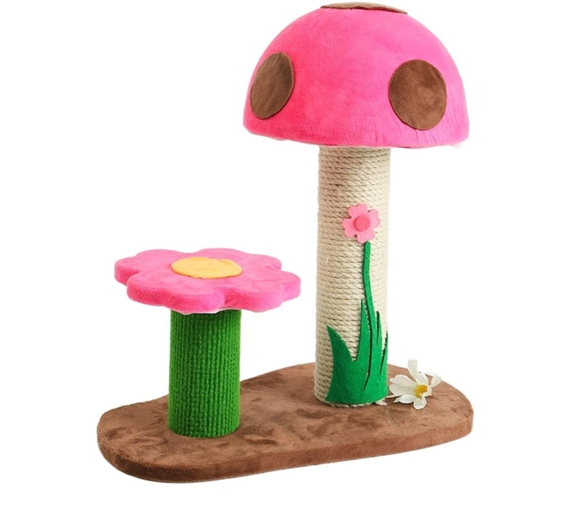Árbol para Gatos Mediano Juguete for Gatos, Marco de Escalada for Gatos pequeños, Columna de Plataforma de Salto for Gatos de Madera Torre para Gatos | Condominio para Gatos(Pink)