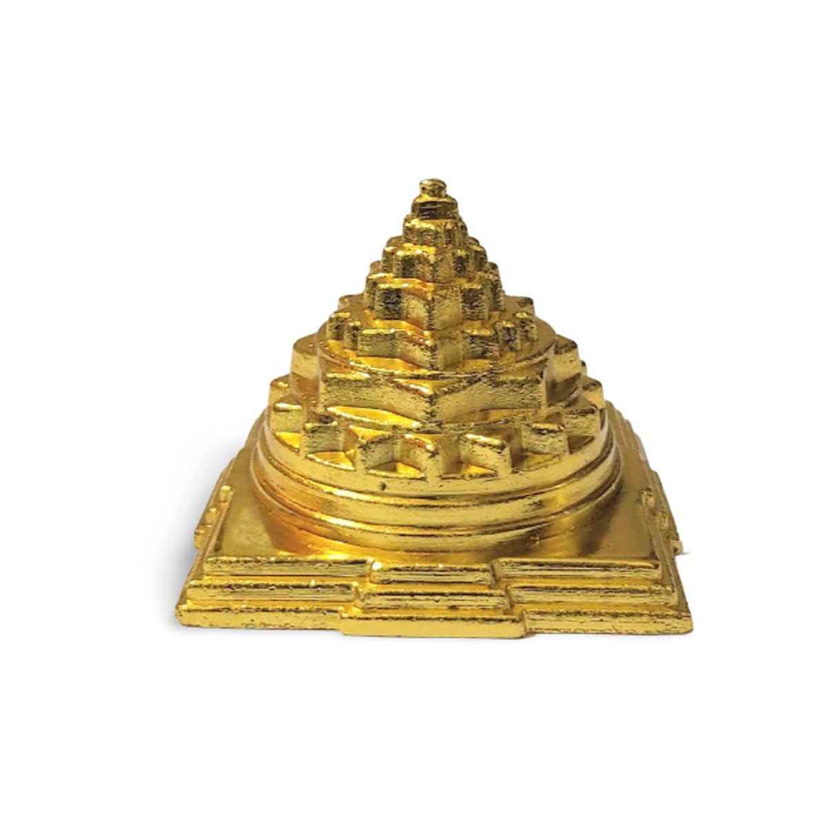 PARIJAT HANDICRAFT Brass Meru Shree Yantra for Your Family's Happiness and Success in Your Life