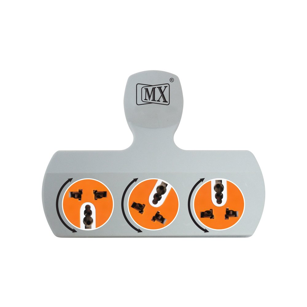 MX 3-Pin Multi-Plug Socket - Individual Switches -13