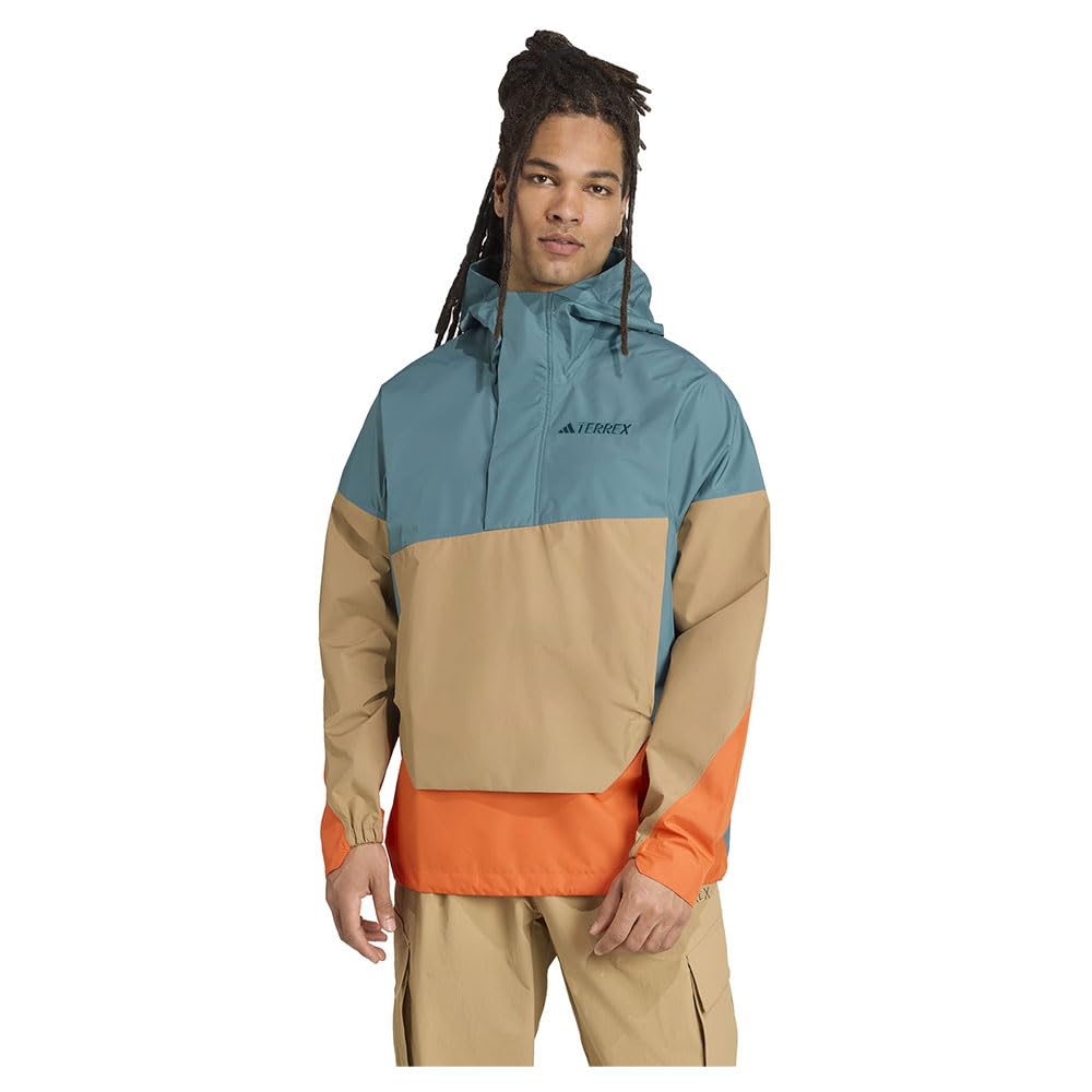 Adidas Unisex Blue Terrex Xploric 2.5L Climaproof Anorak Jacket S