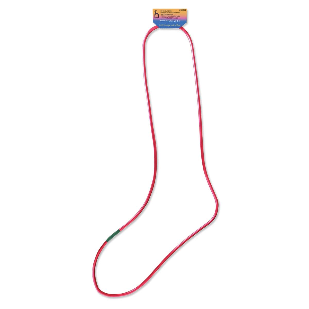 Pony Sock Blockers: Anodised Aluminium: for Sizes 40-41: Red: Pack of 1 Woolly Hugs, UK 7-8