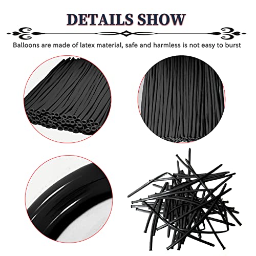 Image of Black Long Balloons Premium 260 Twisting Balloons Animals Magic for Birthday Kids Wedding Party Supply 100pcs