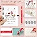 Imagen de Hestya Set de 6 Regalo para Profesora Regalo para Gracias Maestra Bolsa para Profesora Infantil Libreta y Bolígrafo para Maestra Llaveros para Profe Tarjeta de Agradecimiento con Sobre