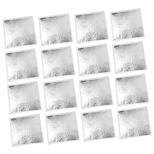 HAPINARY Sheets 200pcs Gilding Foil Leaf Sheets Alternative Square Shape Durable