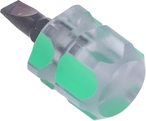 Miniatura 7 de Hztyyier Juego de 7 destornilladores de cabeza plana, mini destornilladores para máquina de coser con mango ergonómico antideslizante para uso