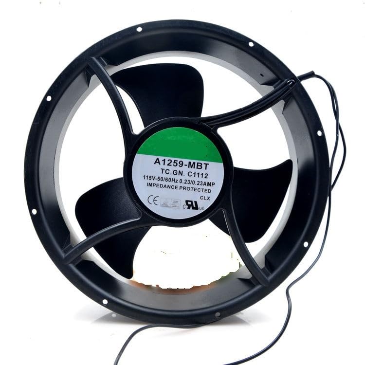 A1259-MBT TC.GN 115V AC 0.23A 254x89mm 25.4CM High Airflow Axial Fan for Industrial Cabinets & Heavy