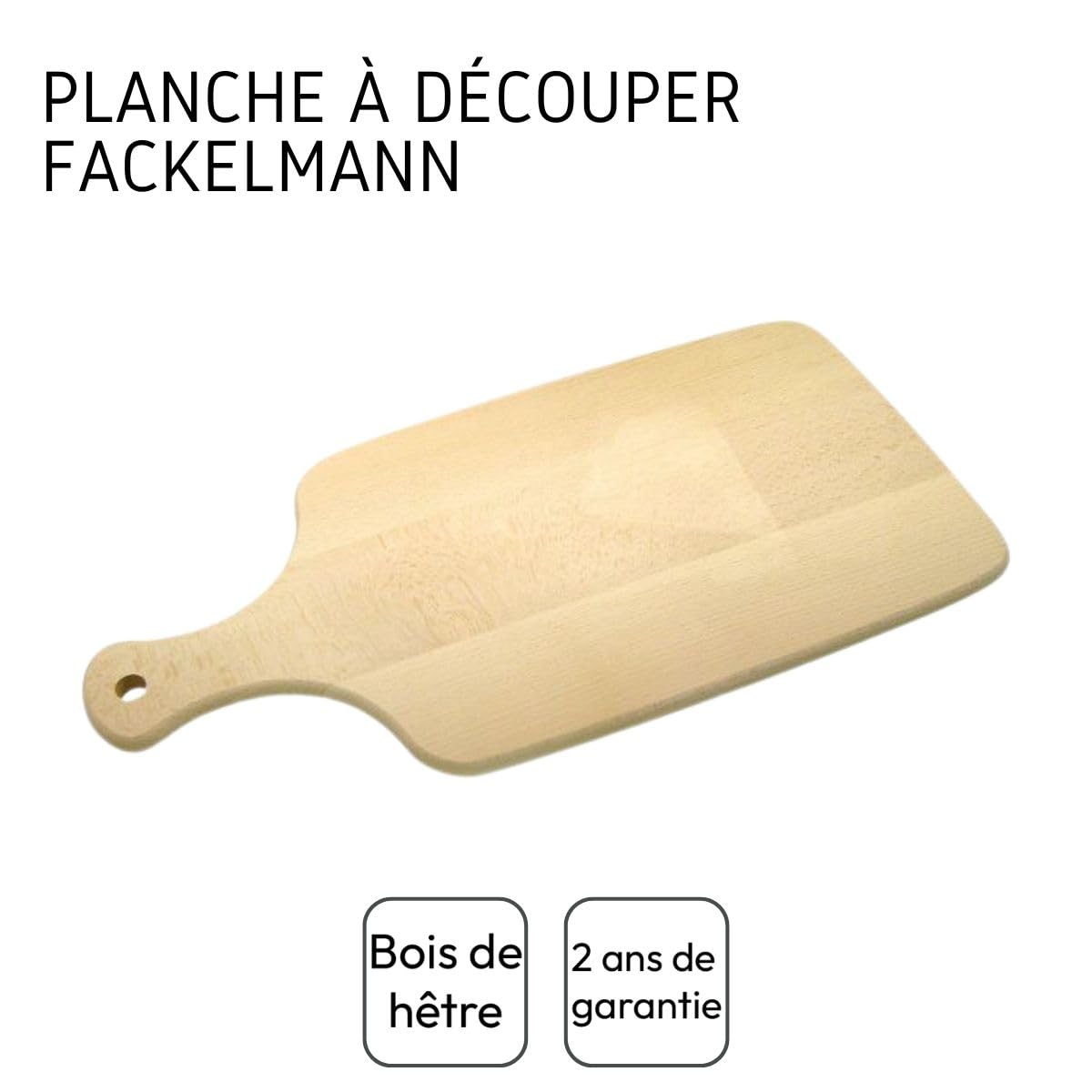 Fackelmann Deska do krojenia z uchwytem, 38 x 18 cm, buk