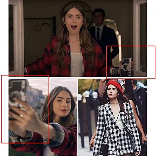 Capa de celular Emily in Paris, capa de celular vintage 3D para câmera (para iPhone 13pro Max/12pro