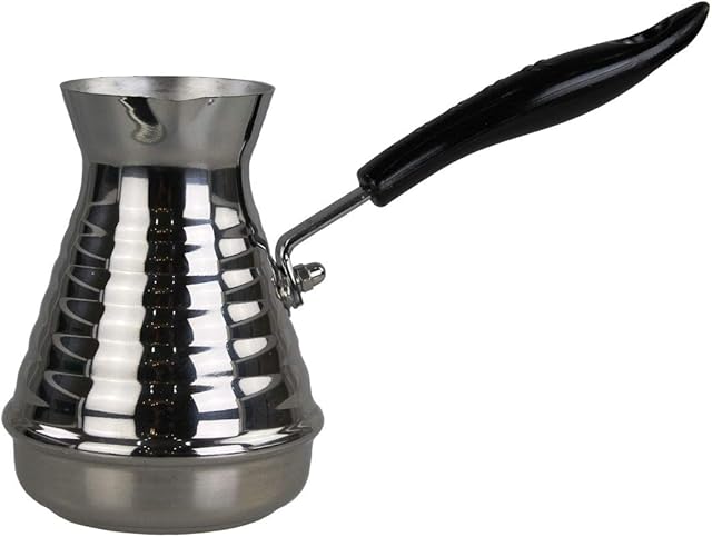 Turkish Cezve Dzhesva Coffee Maker/Mocha Pot/1 mm-Thick Stainless Steel 500 ml
