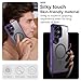 for Galaxy S26 Ultra Phone Case: Samsung S26 Ultra Phone Case with 2PC HD Screen Protector, Wireless Charging S26 Ultra Case Matte Translucent Soft-Touch & Shockproof Funda para S 26 Ultra,Purple