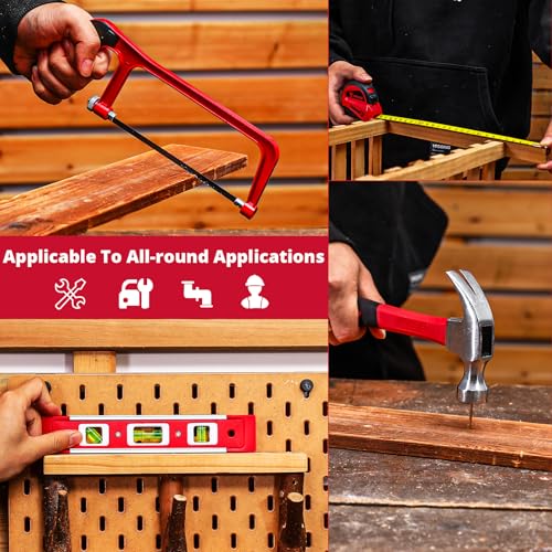 Image of DEKOPRO Tool Set:228 Piece Home Tool Kit, Household Basic Repair Tool Set Comes with Plastic Storage Case, Socket Wrench Set for Car-Red