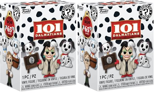 Funko Mystery Mini: 101 Dalmatians – 1 Of 12 To Collect - Rolly - Styles Vary - Disney la Carica Dei 101 - Figura in Vinile da Collezione - Idea Regalo - Merchandising Ufficiale - Cartoon Fans