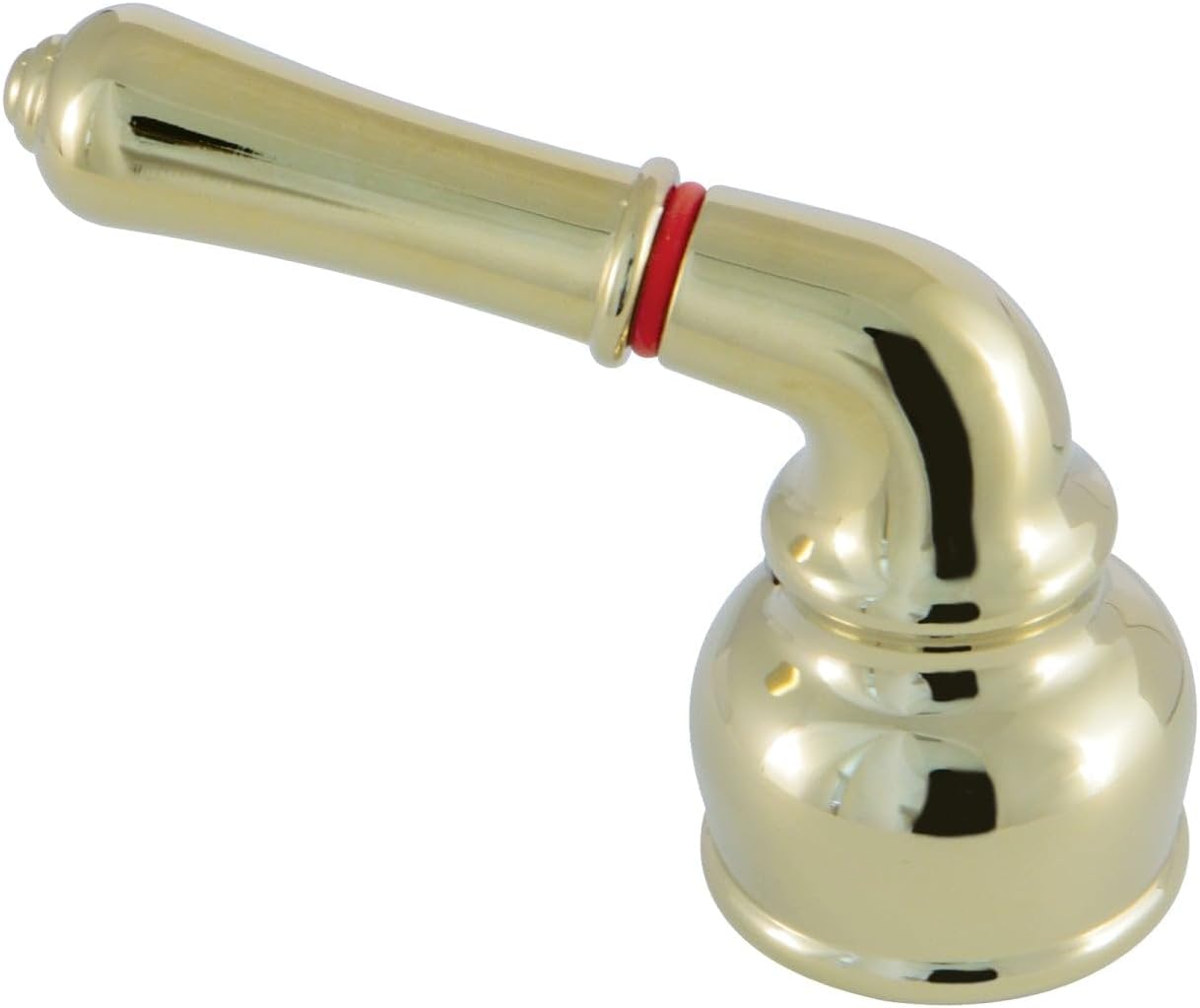 Kingston Brass KBH622H Metal Lever Handle For Kb622 Hot Side, Polished Brass