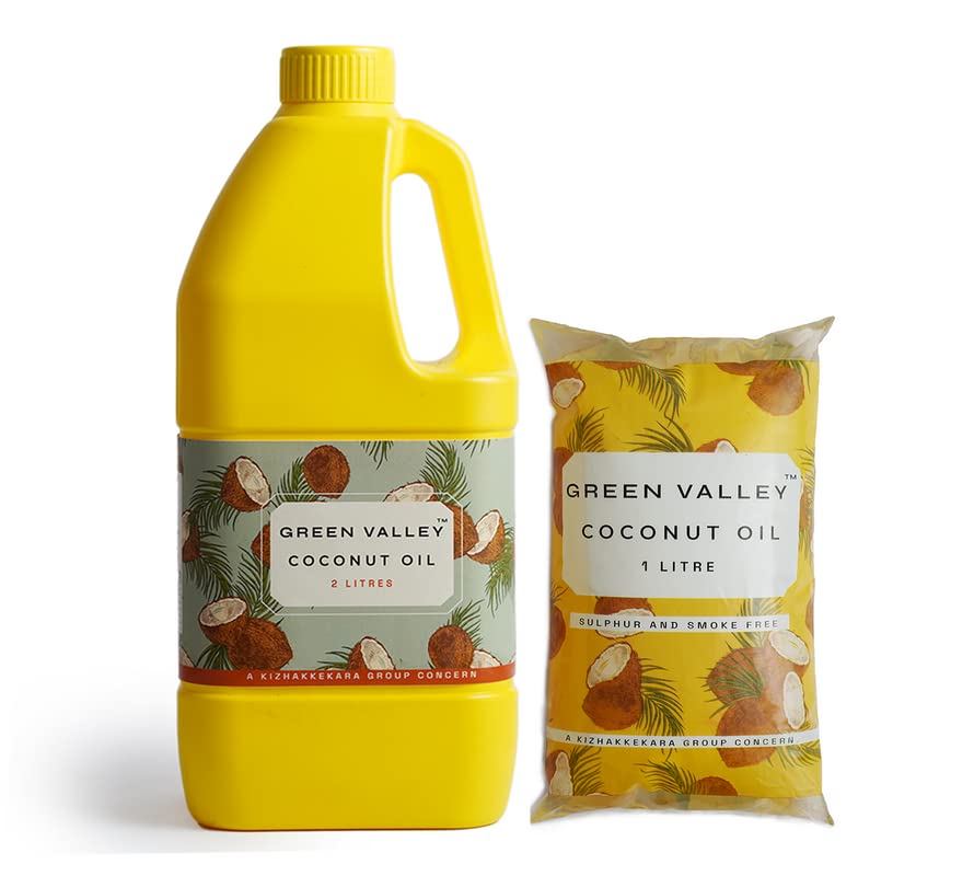 See full amazon price history chart for Green Valley 100% Pure & Natural Coconut Oil 2L HDPE+ 1L Pouch Green Valley 100% Pure & Natural Coconut Oil 2L HDPE+ 1L Pouch (B0BJW846CR) Amazon Price History, Amazon Price Tracker