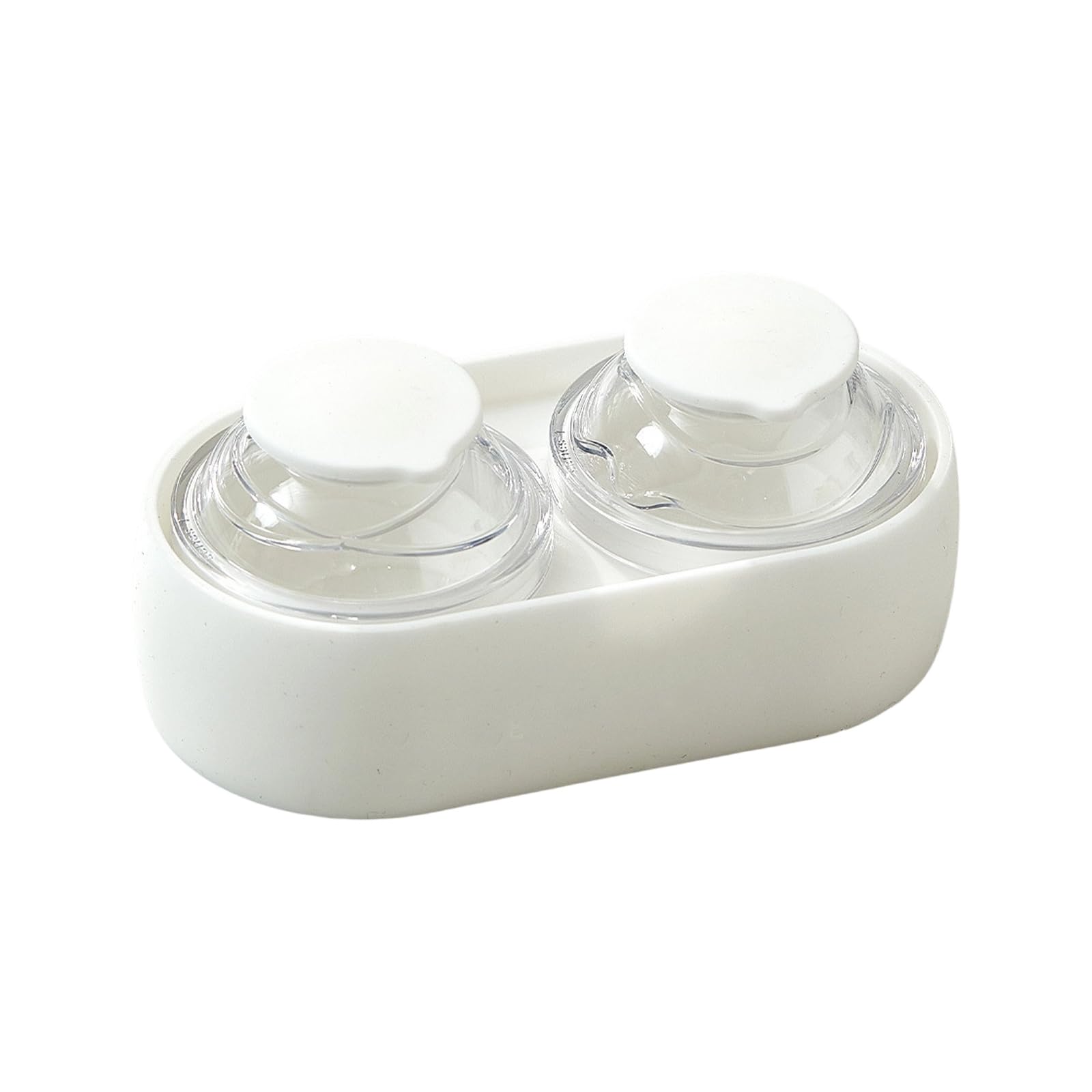 ZEPFJHE Iced Ball Tray with Double Compartments Double Ice Ball Molds Quick Freeze Tray for Fast Freezing and Easy Removal Molds