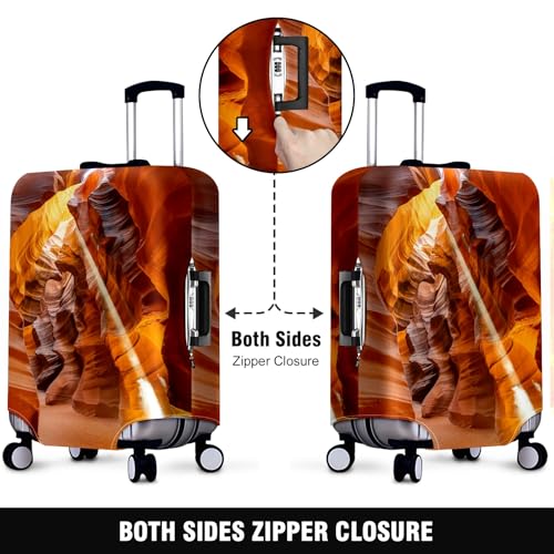 Travel Luggage Cover Suitcase Protector Scratch-Resistant Fit Not Included Suitcase World Famous Narrow Canyon XL-30-32in2
