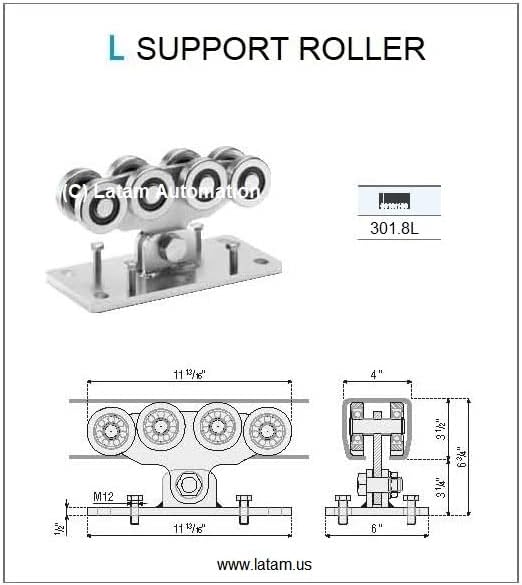 Close-up view of the BENINCA HI-MOTIONS 301.8L Support Roller