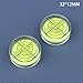 2pcs 32mm Spirit-Bubble Level Surface Degree Marking Level Round Measuring Meter Acrylic For Construction Manual Tools Parts