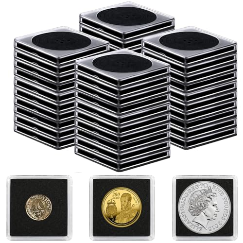 Coin Case for Pressing, Coin Capsules Coin Case with Round Compartments Coin Snap Holder Acrylic Coin Holder Coin Collection Supplies for Collectors Coin Sleeves Collectors (40 Pieces) Coin Case for Pressing, Coin Capsules Coin Case with Round Compartments Coin Snap Holder Acrylic Coin Holder Coin Collection Supplies for Collectors Coin Sleeves Collectors (40 Pieces)