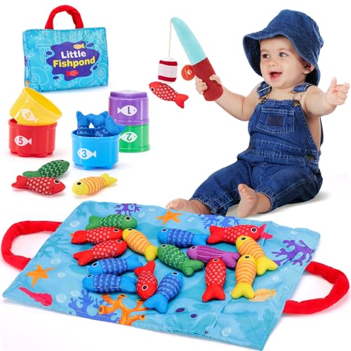 hahaland Baby Spielzeug ab 1 2 Jahr, Angelspiel für Kinder...