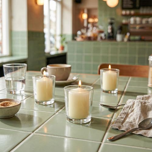 Image of Royal Imports Votive Candles Unscented Candles for Wedding Centerpieces Ivory, Pack of 36 Dripless Wax for Parties, Aromatherapy, Devotional, Home Decor, Spas & Holiday Gifts