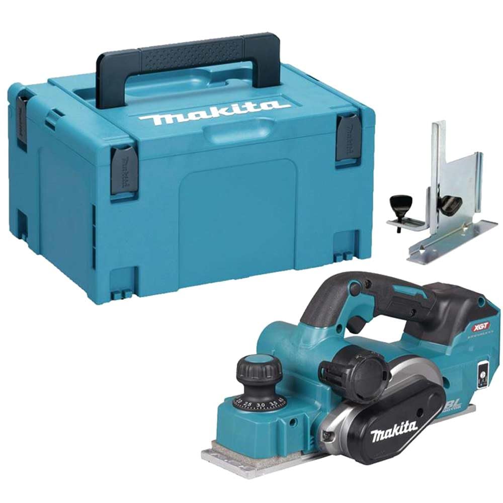 Makita Kp001g Xgt 40Vmax Planer In Makpac Case 82Mm (Body Only)