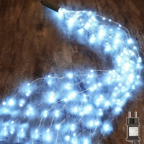 Dekofun Lichterschweif 2M 200 LED Weihnachtsbeleuchtung mit Strom,...