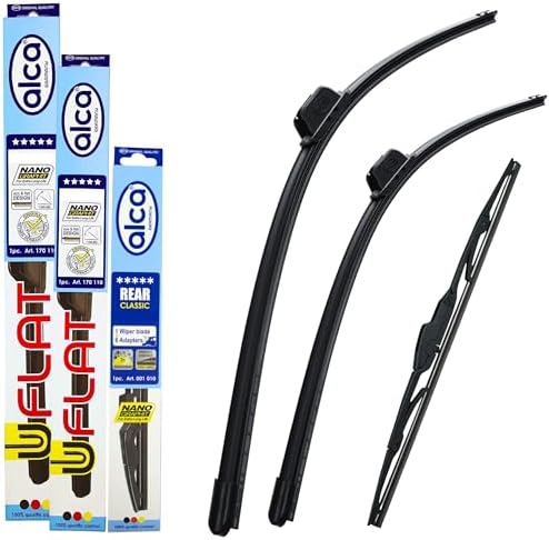 2014-2020 Nissan Rogue X-Trail Front & Rear Wiper Blade Set Of 3 | OEM Quality | Left | 26 In | J-hook Arm | Easy Installation | Windshield - Foto 2