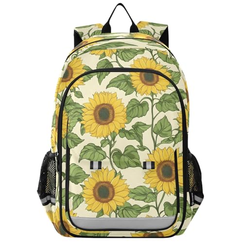 Sac à dos ordinateur portable enfants tournesol idéal pour la rentrée