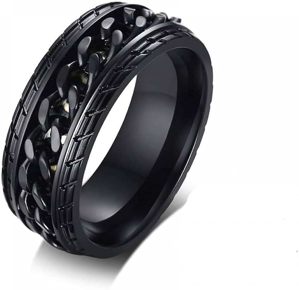 Amazon.in Black Rings / Men Jewellery