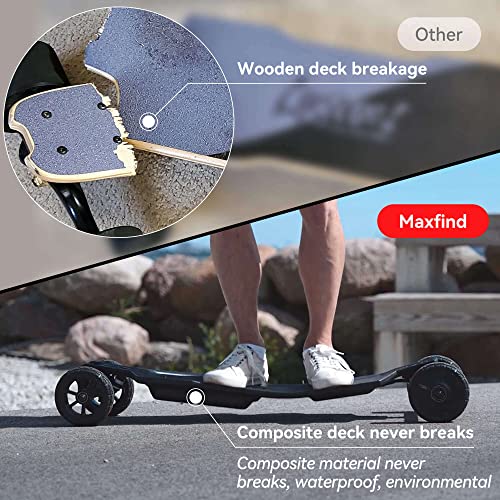 Maxfind Offroad All Terrain Electric Skateboards For Adults Longboard 28 Mph Top Speed 165 Mm Large Wheels 1500W Dual Motor 38 Inch #TOP4