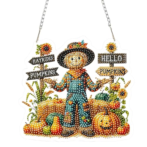 EMIEAUFG Halloween Scarecrow Diamond Art