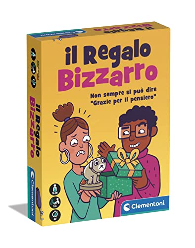 Clementoni - Party Game-The Bizarre Gift Table, Deck of Cards, Adult Board Game, 3-6 Players-Made in Italy, Italian Color, 16777