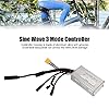BuyWeek Contrôleur de Moteur sans Balais 24 V 36 V 48 V 250 W 350 W, Contrôleur sans Balais à Onde Sinusoïdale 17 A 3 Modes avec Connecteur Étanche pour Vélo Électrique, Scooter Électrique #1