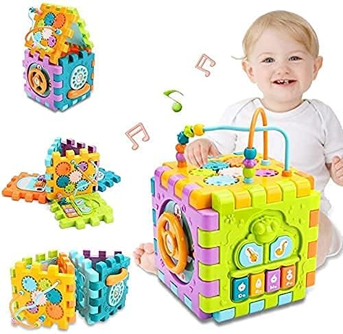 RVM Toys Multi Intelligence Educational Toy 6 Sides Musical Kids Play ...