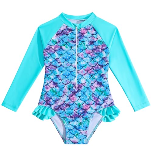 WYTbaby Uv Badebekleidung Mädchen Einteiliger Langarm Badeanzug...
