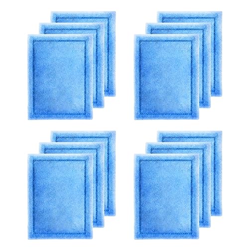 Yonice 12 Pcs Aquarium Filter Cartridge,Compatible with Aqua-Tech 10-20 Gallon Power Filters, Fish Tank Filter Replacement for EZ-Change #2