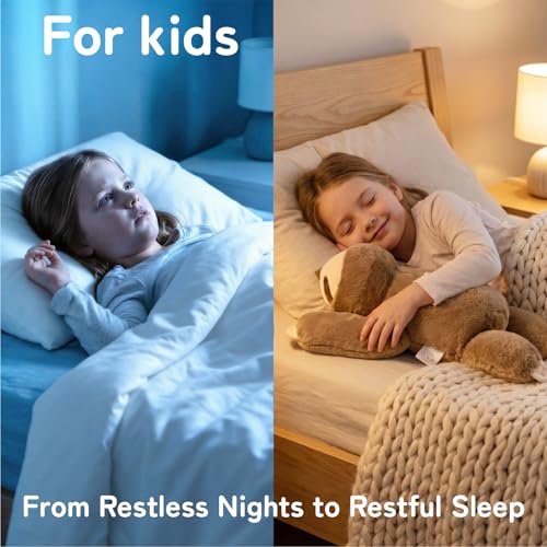 Image of Niuniu Daddy 26 inch | 5LB Sloth Weighted Stuffed Animals for Adults Kids, Brown Sloth Weighted Lap Animal Plush Toy, Body Pillow for Every Comfort with Bag Stickers as Gift for Christmas Birthday