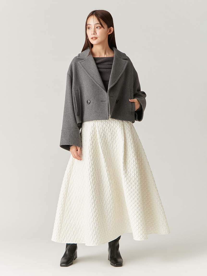 フレイ アイディー] ウールカルゼショートコートFWFC245205レディース