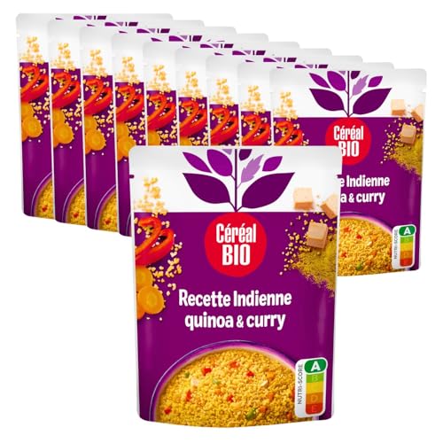 Céréal Bio - CÉRÉAL BIO Plat Quinoa, Boulgour au Curry