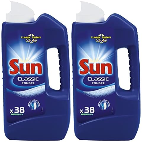 Sun Poudre de Lavage Lave-Vaisselle Classic 1,235kg 38 Lavages Cover
