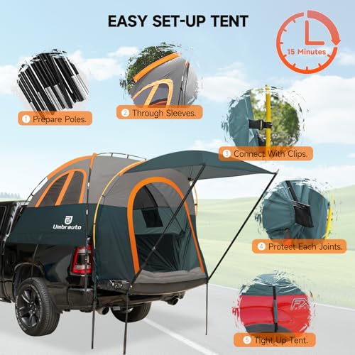 Umbrauto Truck Tent with Awning