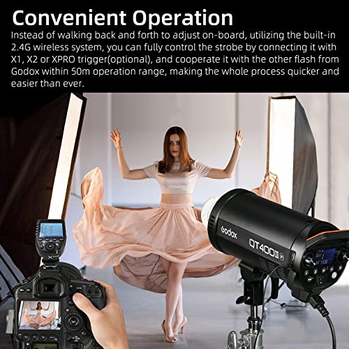 Ficha técnica GODOX QT400IIIM Flash de Estudio 400W 0.01-0.9s Tiempo de Reciclaje 1/29600s Duración del Flash t0.1 Lámpara de Modelado de 40W Montura Bowens Adecuado para Fotografía de Retrato - Fernando Cortés Ficha técnica GODOX QT400IIIM Flash de Estudio 400W 0.01-0.9s Tiempo de Reciclaje 1/29600s Duración del Flash t0.1 Lámpara de Modelado de 40W Montura Bowens Adecuado para Fotografía de Retrato - Fernando Cortés