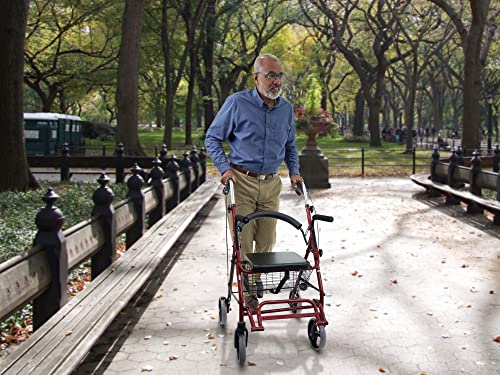 Image of KosmoCare Rollator Walker with Footrest