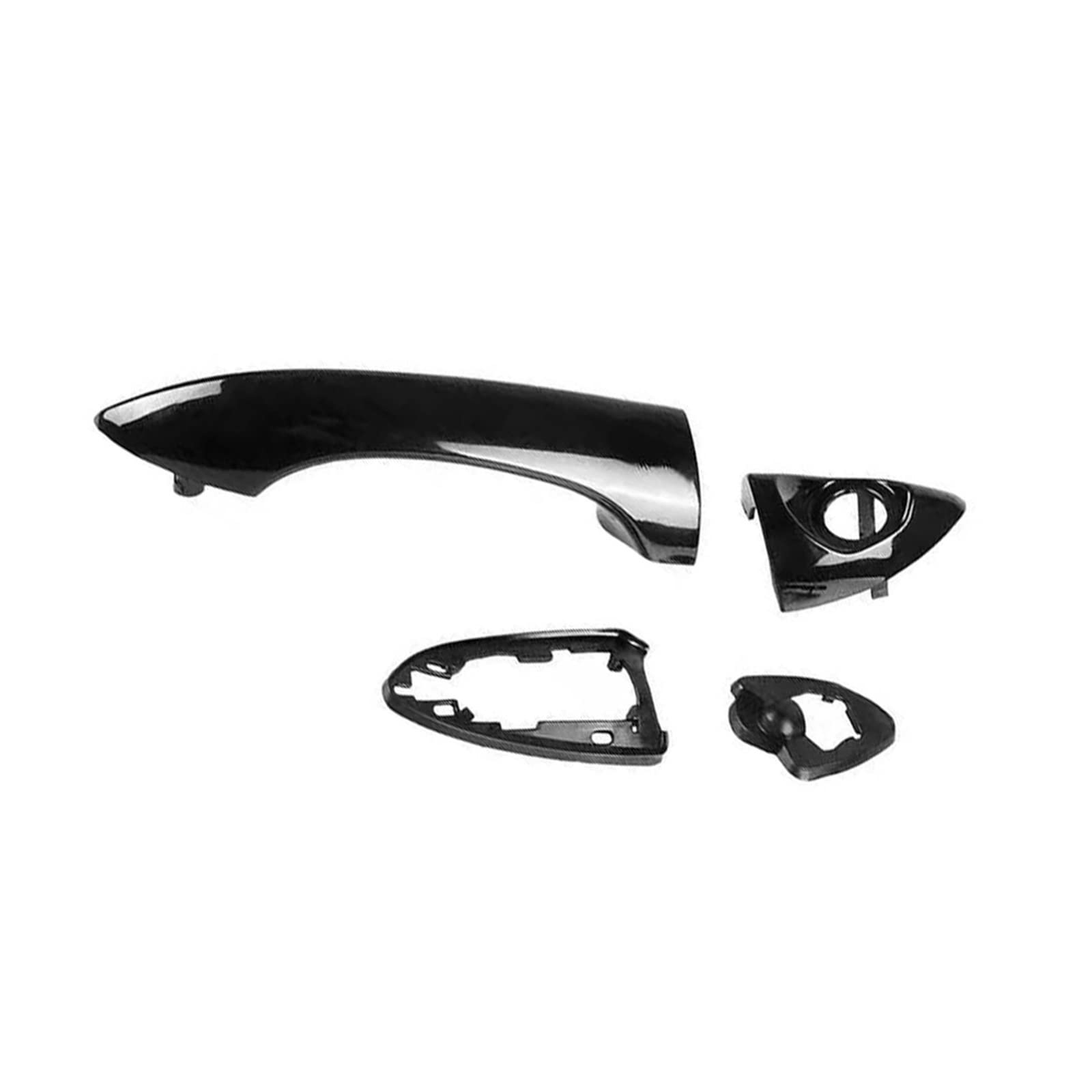 Lsdsaaza Rhd Front Right Sliding Exterior Handle For Bmw X5 E53 2000-2006 Outside Door Handle Rhd Car Exterior Handles 51218243618 51218257738(Rhd Front Right)