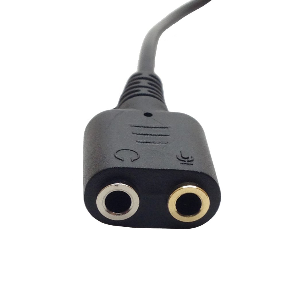 5 Cavi Adattatore RJ9 A Jack 3.5mm - Per Cuffie Telefono - Nero, 36cm - Foto 5