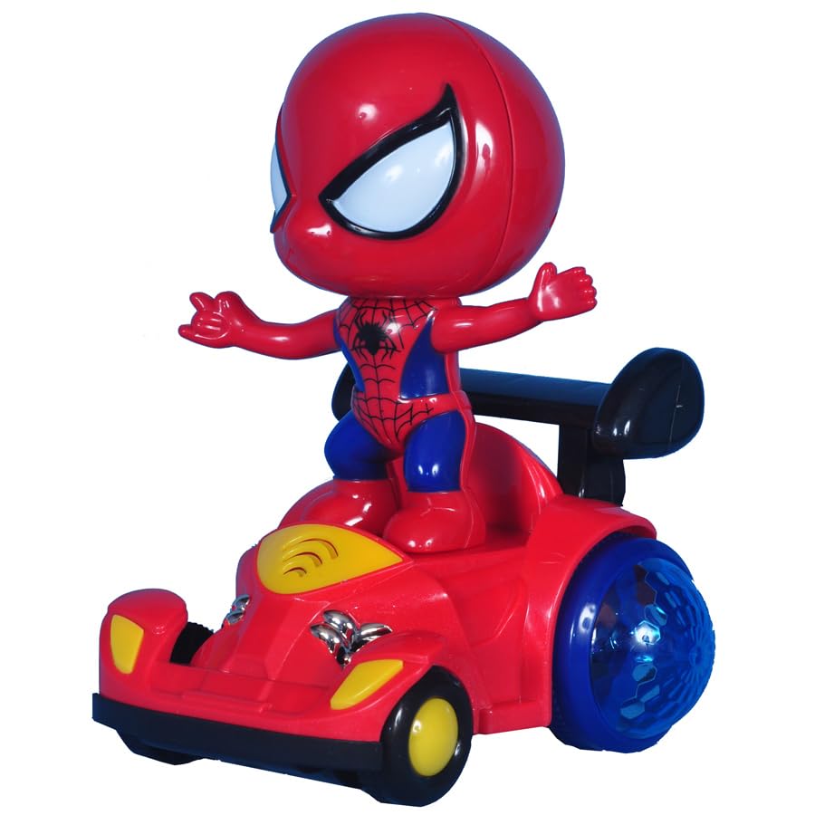 Battery Operated Super Spider Vehicle Car Toy with Light, Music, 360° Rotation and Bump & go Action for Kids|Boys|Girls (Color-as per Availability). (B0CBPCWJS1) Amazon Price History, Amazon Price Tracker