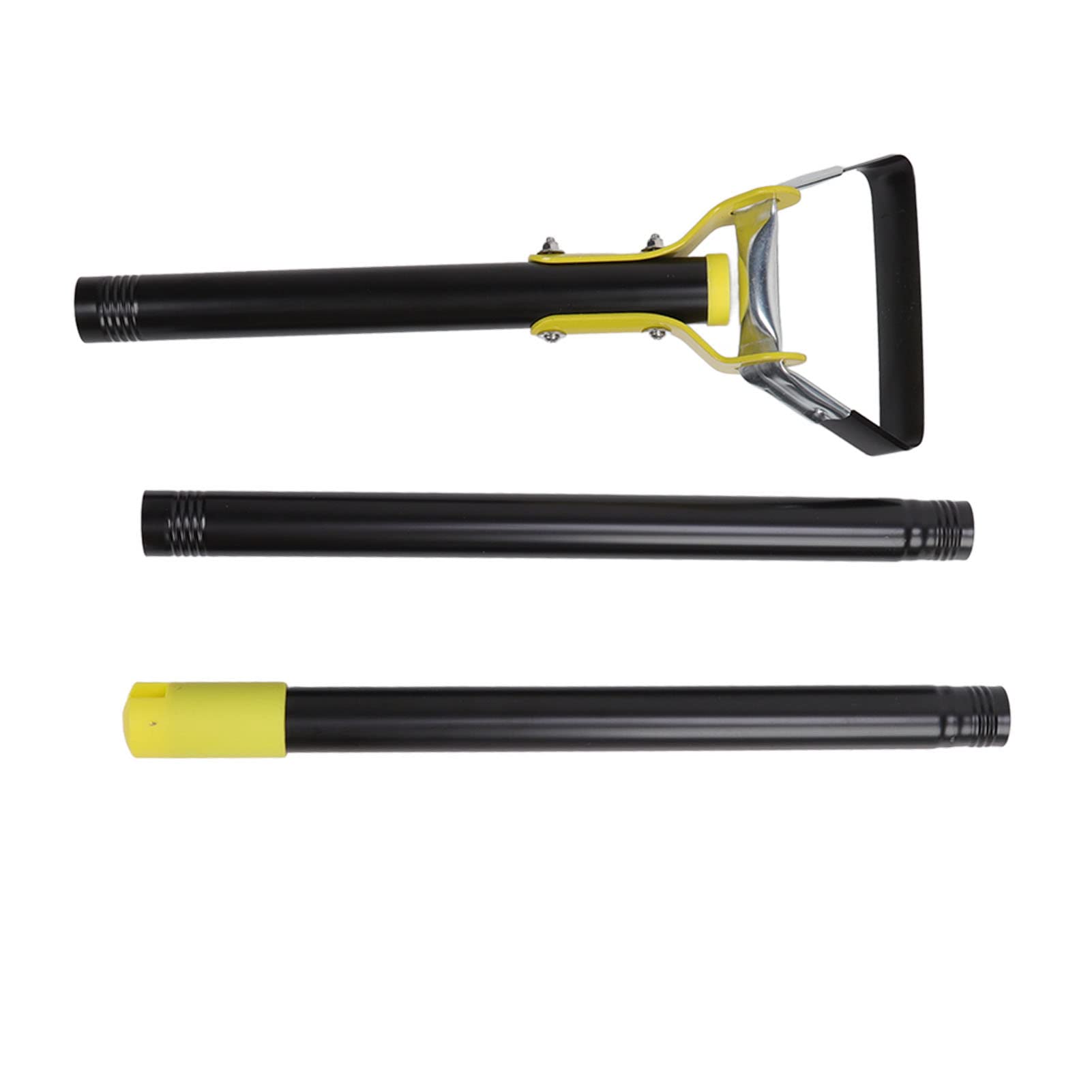 Garten-Hula-Hacke, verstellbare Lange Griffschlaufe, Steigbügelhacke, Edelstahl-Aktionshacke für Gartenarbeit, Jäten (3 Abschnitte 128 cm / 50,4 Zoll)