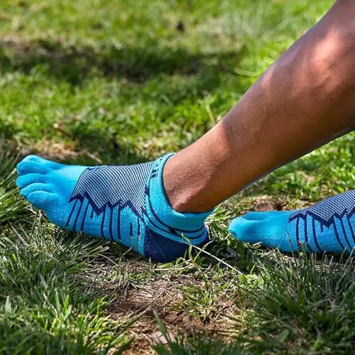Image of Injinji Men's Run Midweight No Show Toesocks